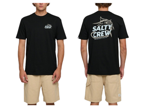 Salty Crew HOOK UP PREMIUM SS TEE, Black