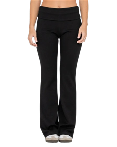 Rusty HILTON LOW RISE BOOTLEG TRACK PANT, BLK