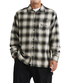 Billabong WARPED LS FLANNEL SHIRT, ALLOY