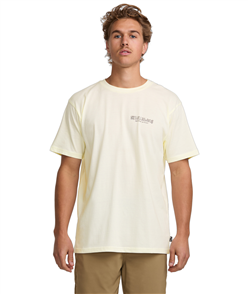 Billabong MAKE TRACKS ADIV SS TEE, OFF WHITE