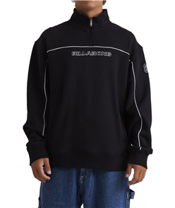 Billabong BRACKET 1/4 ZIP PULLOVER, BLACK