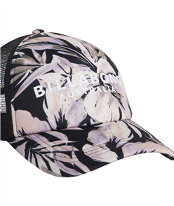 Billabong DRIFTING COAST TRUCKER CAP, BLACK FLORAL