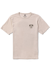 Vissla Inked Organic Blend SS Tee, Bone