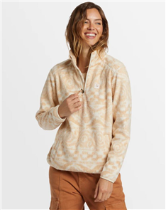 Billabong BOUNDARY MOCK 3 SWEATER, WET SAND