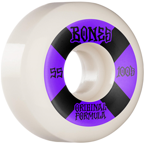 Bones 100 #4 V5 Sidecut OG Formula Wheels, 55MM