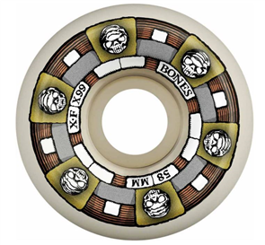 Bones X-Formula Timeless Machine V5 Sidecut 99A Wheels, Size 58mm