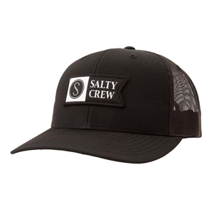 Salty Crew PINNACLE 2 RETRO TRUCKER, BLACK/BLACK