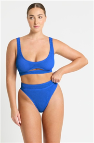 Bond-Eye SASHA CROP BIKINI TOP, COBALT