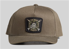 The Mad Hueys THE CAPTAINS COOKED TWILL SNAPBACK, OLIVE