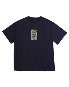 Santa Cruz Roskopp Rigid Face Front Tee, Navy