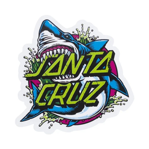 Santa Cruz SHARK DOT STICKER, TURQUOISE