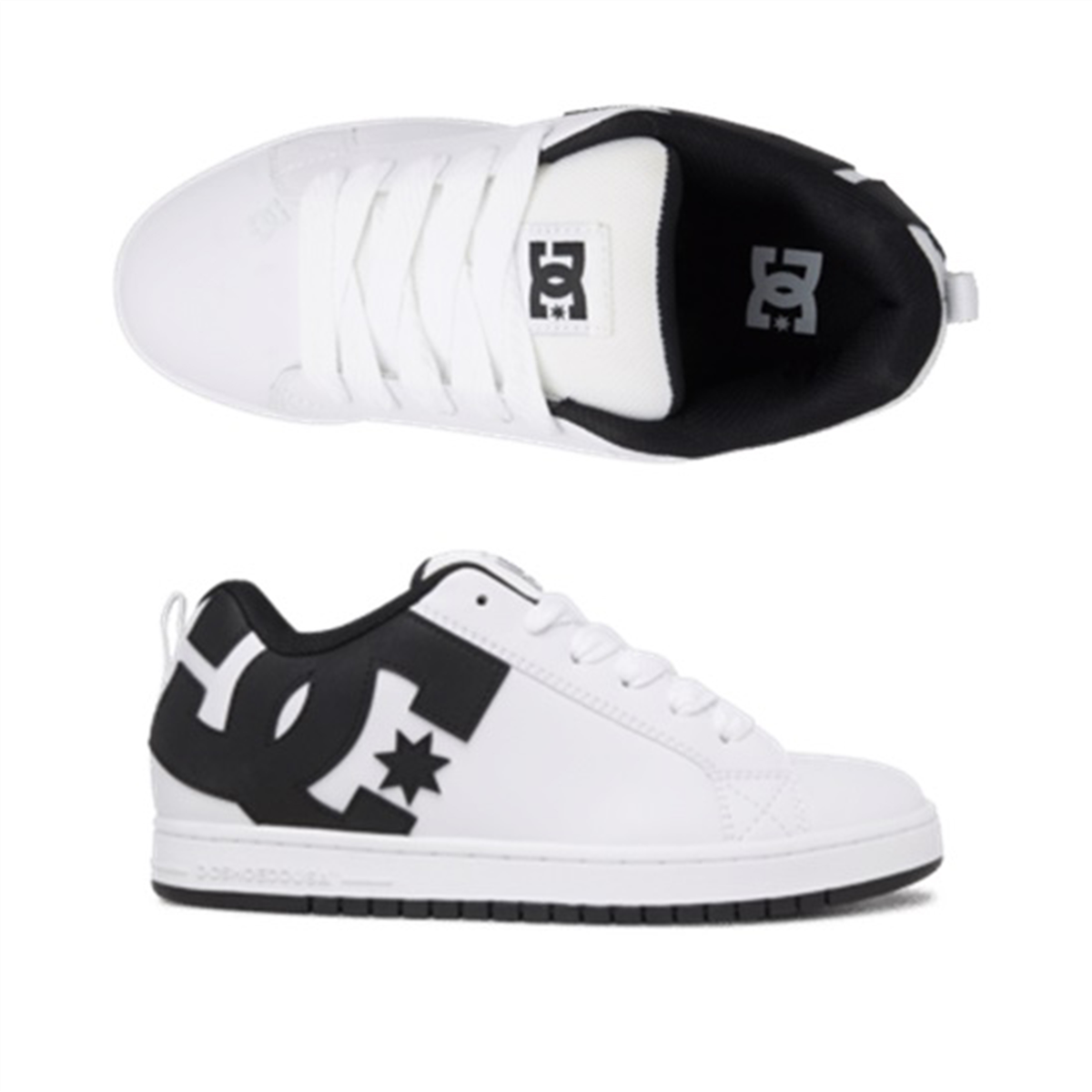 Dc skate hot sale shoes white