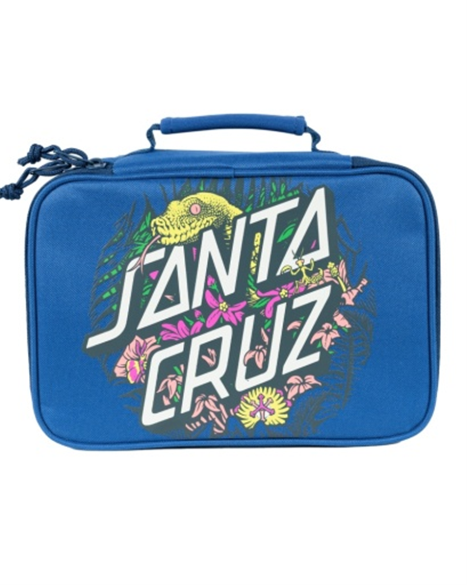 Santa Cruz Asp Flores Dot Lunch Box Blue Underground Skate