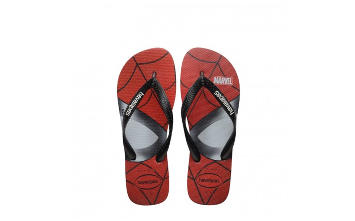 havaianas marvel spiderman