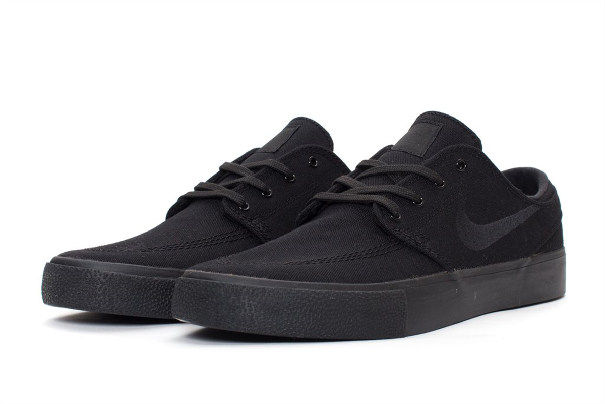 nike sb janoski black canvas skate shoes