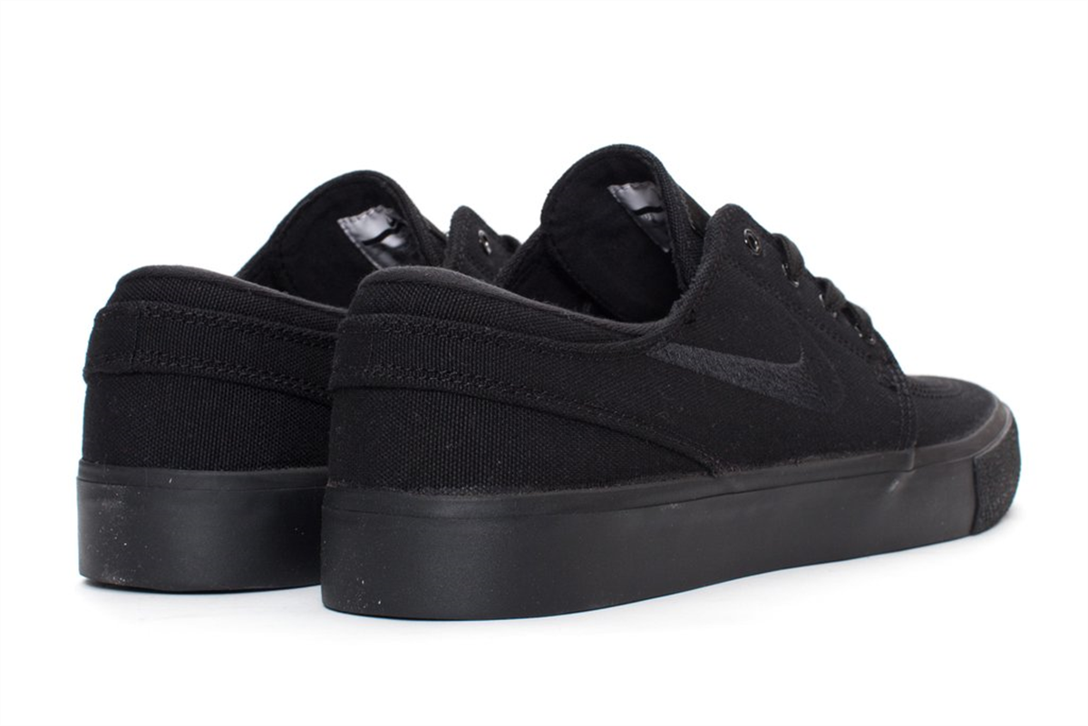 nike sb janoski black canvas skate shoes