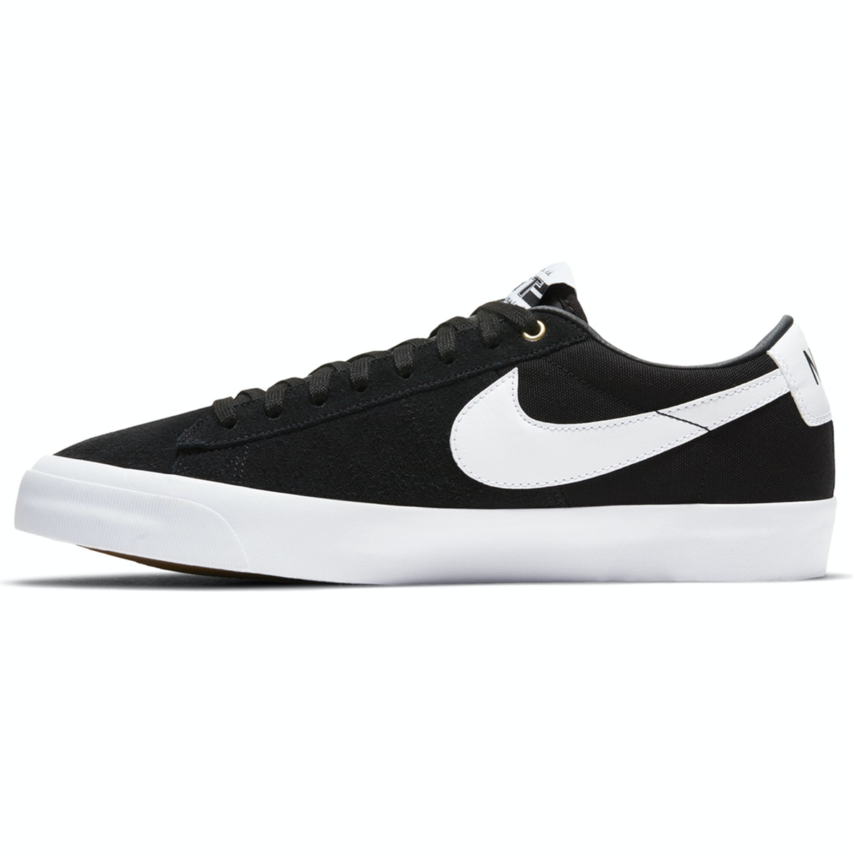 Nike Sb Zoom Blazer Low Pro Gt Shoe, Black/White | Underground Skate